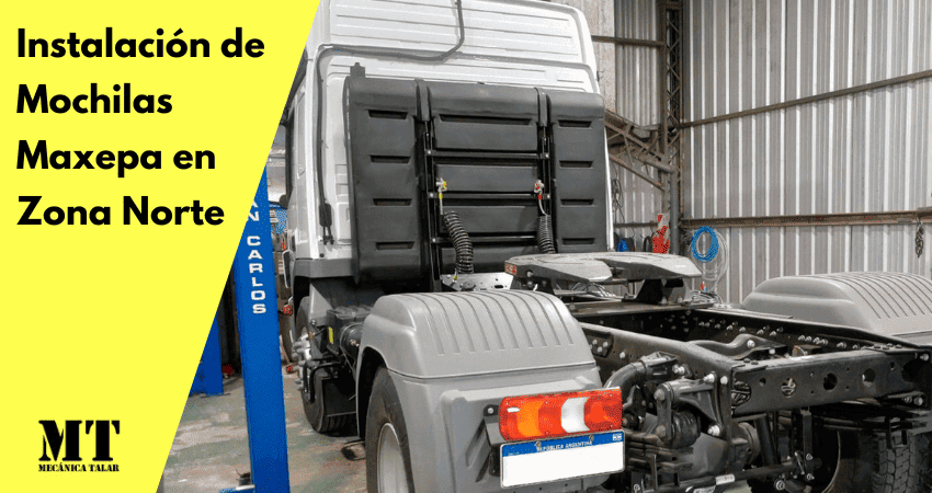 Instalaci�n de mochilas Maxepa en Zona Norte